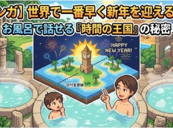 【トンガ】世界で一番早く新年を迎える国？ お風呂で話せる『時間の王国』の秘密