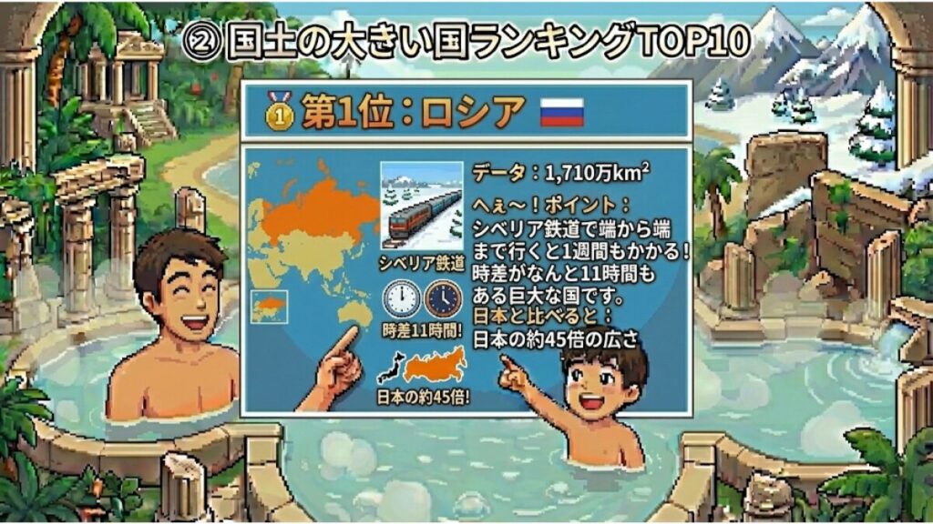 🥇 第1位: ロシア 🇷🇺