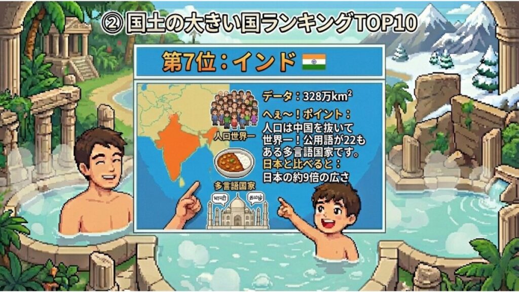 第7位: インド 🇮🇳